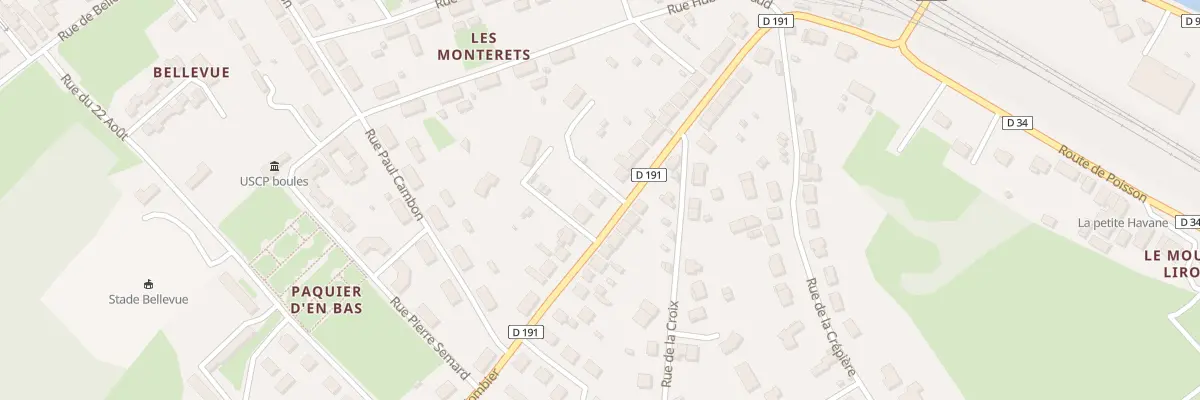 Plan du 32 Rue du Colombier à Paray-le-Monial
