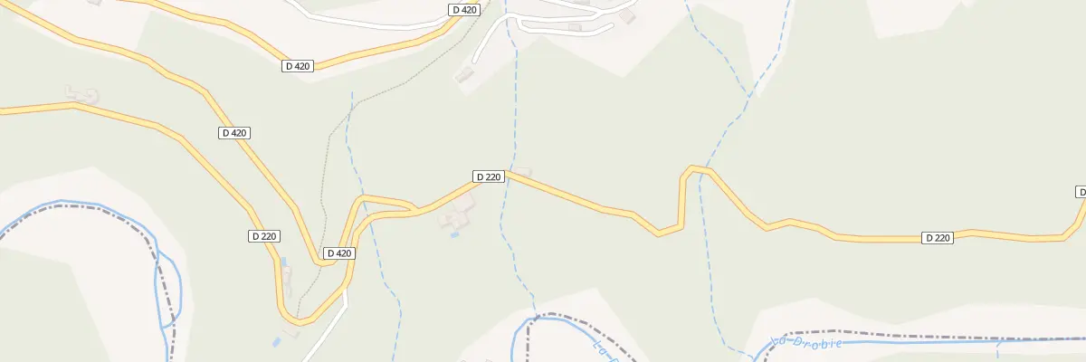 Plan du 8860 Rte de la Drobie à Saint-Mélany