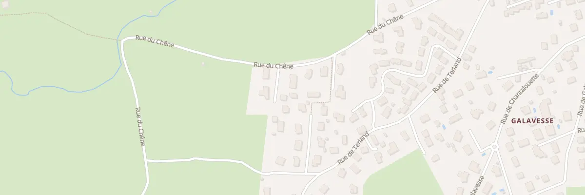 Plan du 25 All des Chênes à Saint-Romain-le-Puy