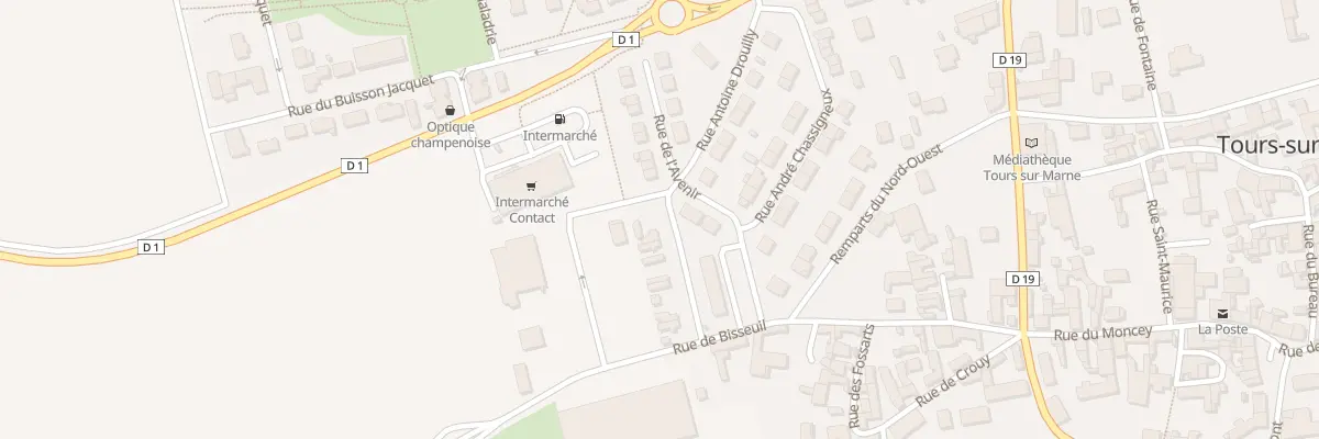 Plan du 11 Che de Bisseuil à Tours-sur-Marne