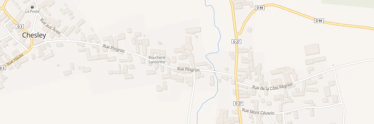 Plan du 27 Rue Pingron à Chesley