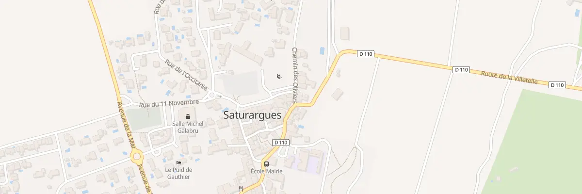 Plan du 10 Rue des Muriers à Saturargues