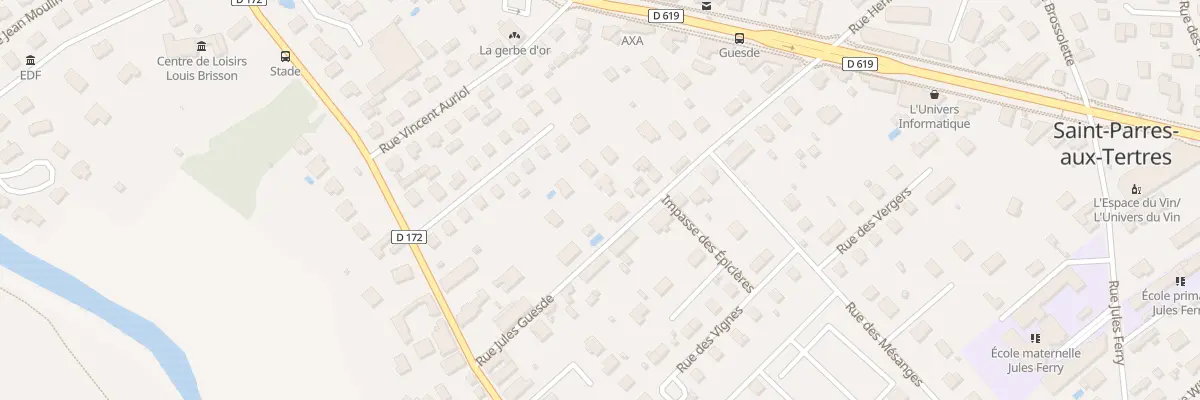 Plan du 15 Rue Jean Jaures à Saint-Parres-aux-Tertres