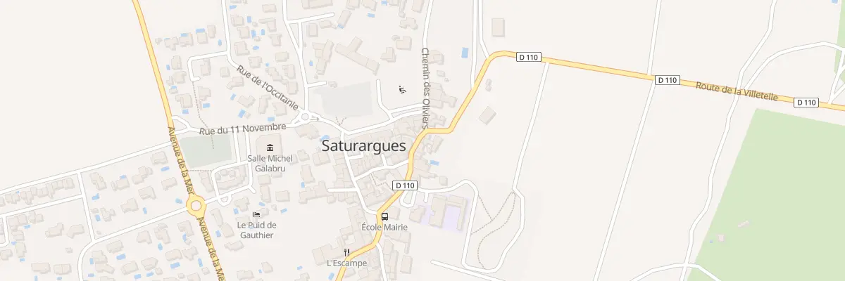 Plan du 14 Rue des Abrivados à Saturargues