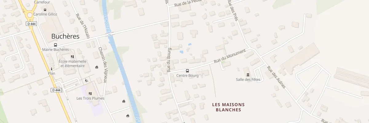 Plan du 1B Rue du Monument à Buchères