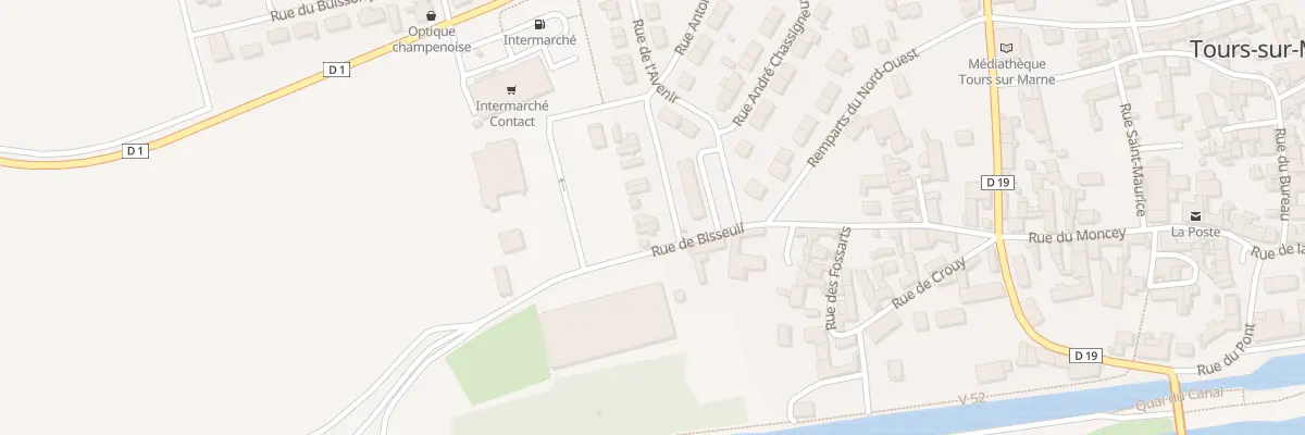 Plan du 3 Che de Bisseuil à Tours-sur-Marne