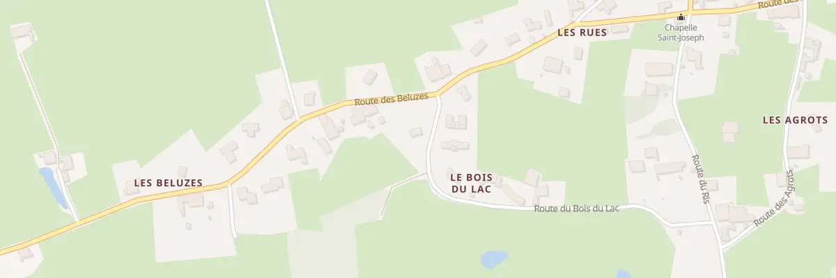 Plan du 10 Rte du Bois du Lac à Fleury-la-Montagne