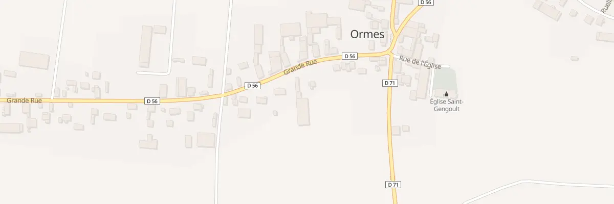 Plan du 38 Grande Rue à Ormes
