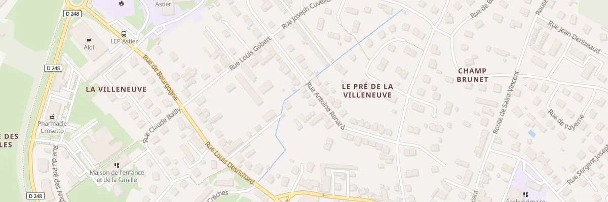 Plan du 31 Rue Antoine Renard à Paray-le-Monial