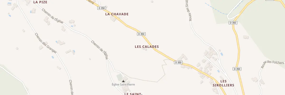 Plan du 5013 Les Calades à Saint-Pierre-Saint-Jean