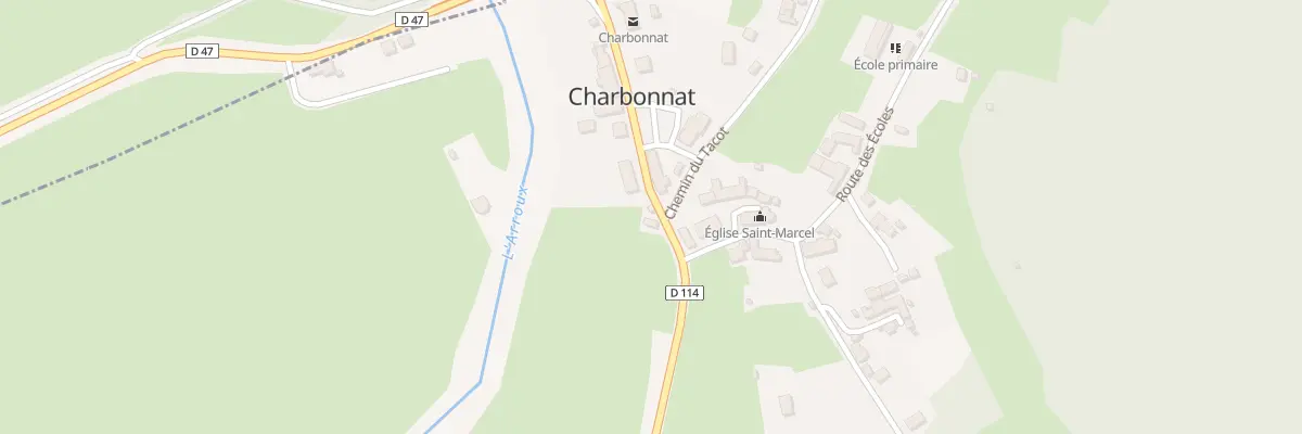 Plan du 5027 Le Bourg à Charbonnat