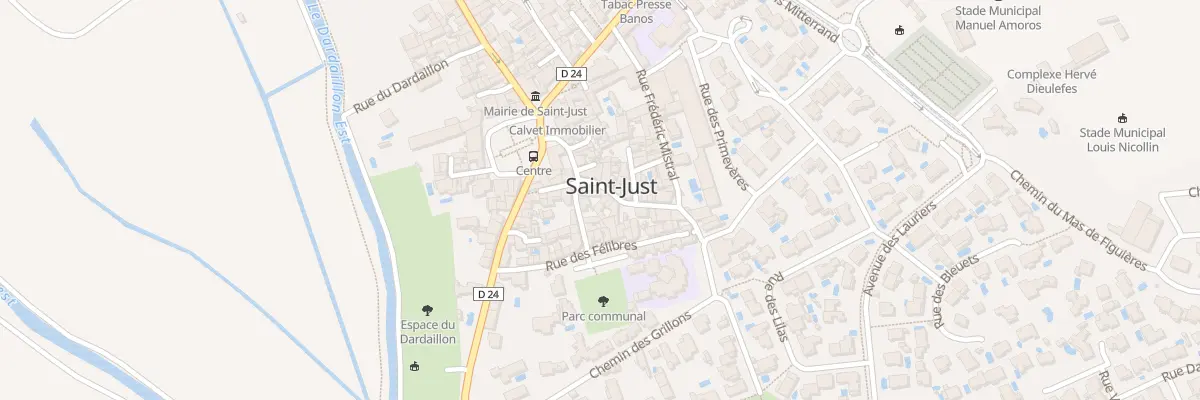 Plan du 19 Rue Du Château à Saint-Just