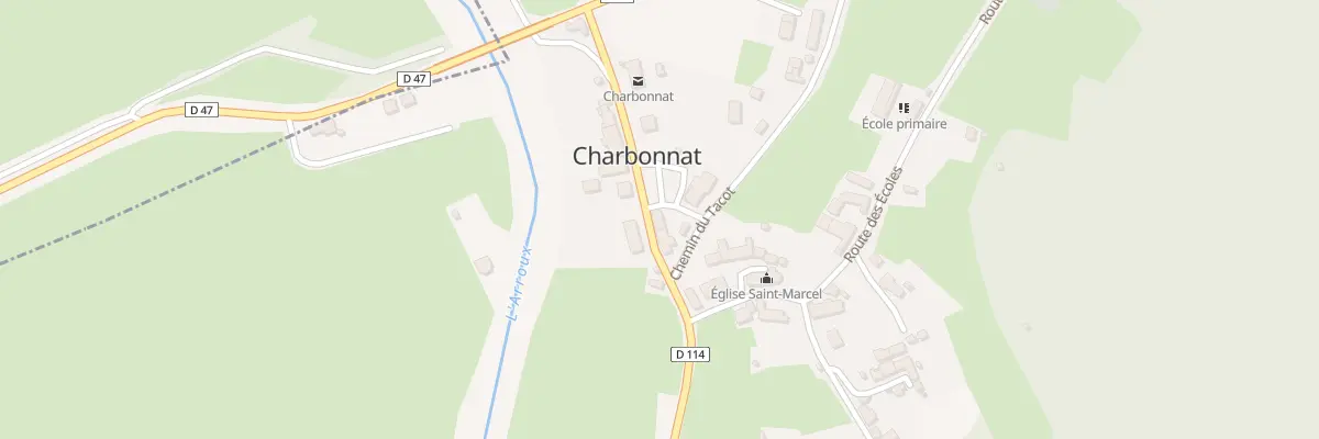 Plan du 163 Rte de la Boulaye à Charbonnat