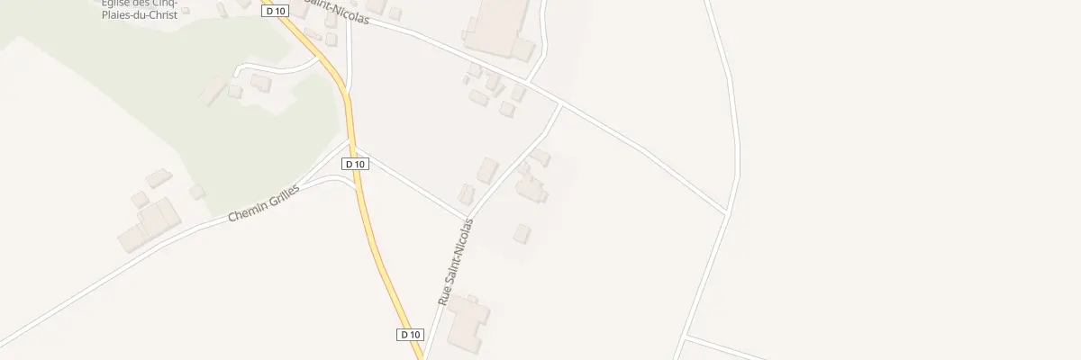 Plan du 9 Rue St Nicolas à Allibaudières