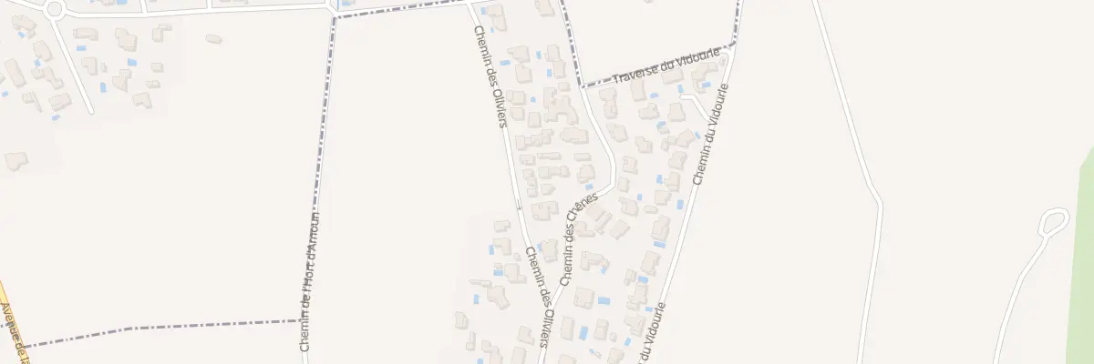Plan du 1B Che des Chenes à Saturargues
