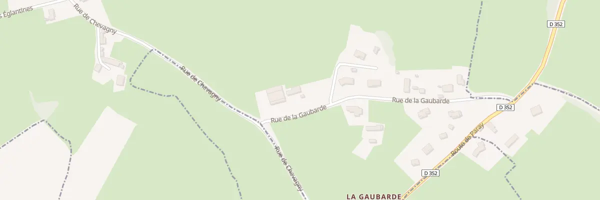 Plan du 360 Rue de la Gaubarde à Saint-Vincent-Bragny