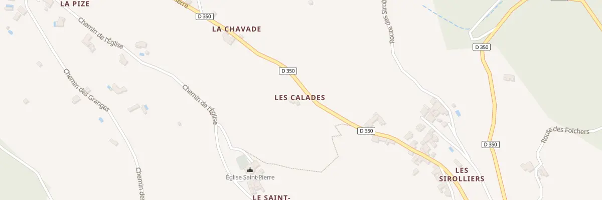 Plan du 5012 Les Calades à Saint-Pierre-Saint-Jean