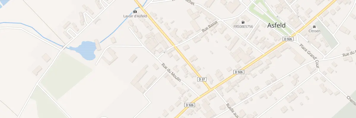 Plan du 13 Rue du Pont de la Folie à Asfeld