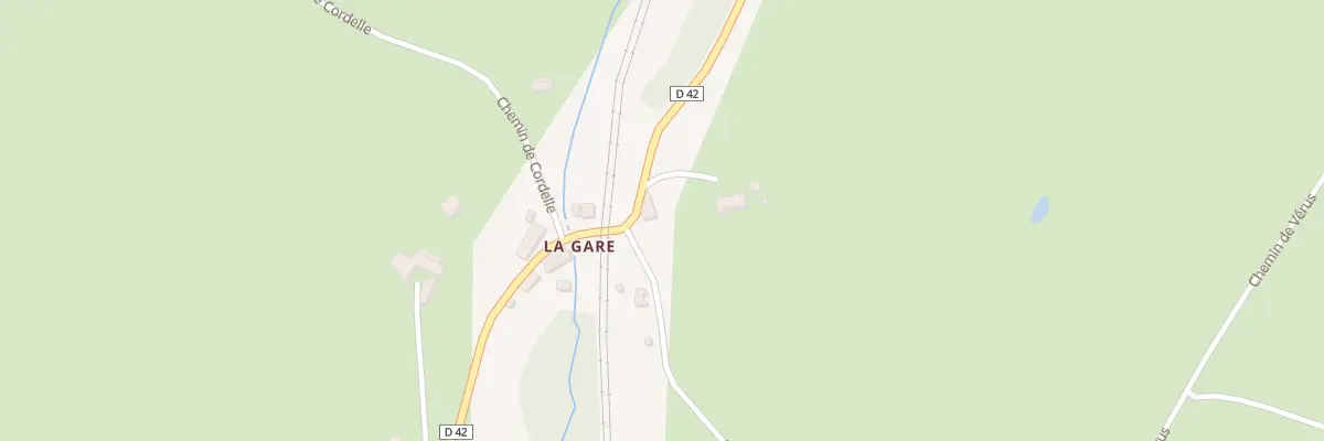 Plan du 916 Rte de la Gare à Saint-Priest-la-Roche