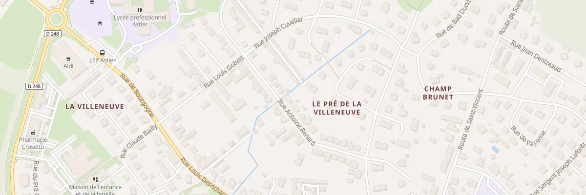 Plan du 32 Rue Antoine Renard à Paray-le-Monial