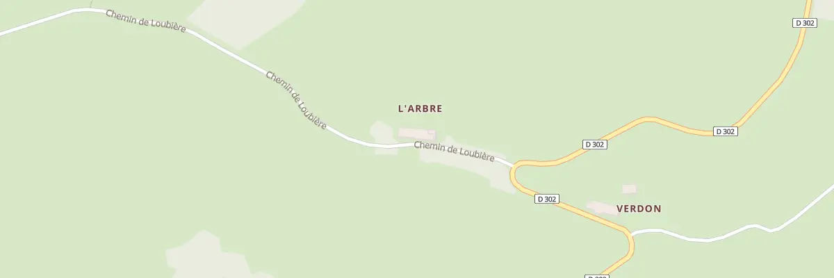 Plan du 5152 L’Arbre au Béage