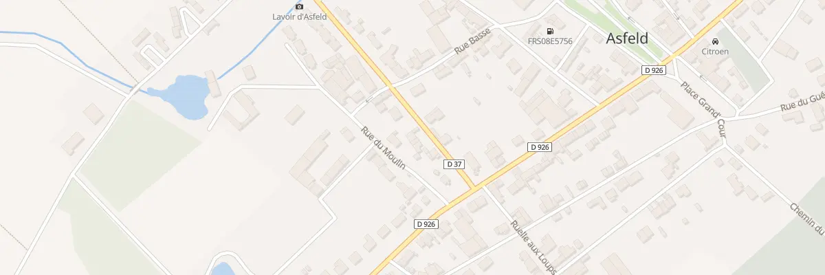 Plan du 7 Rue du Pont de la Folie à Asfeld