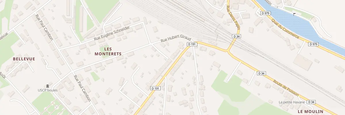 Plan du 10 Rue du Colombier à Paray-le-Monial