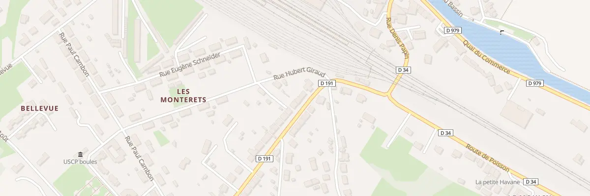 Plan du 8 Rue du Colombier à Paray-le-Monial
