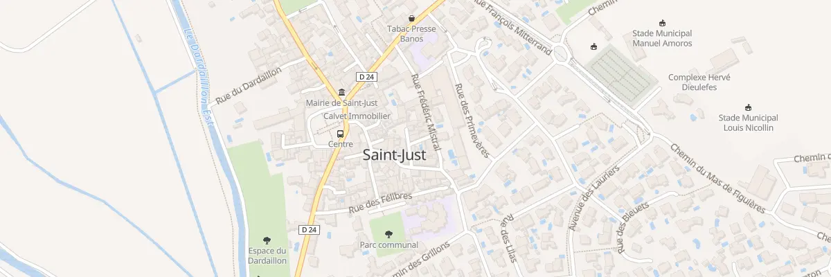 Plan du 56 Rue Jean Jaurès à Saint-Just