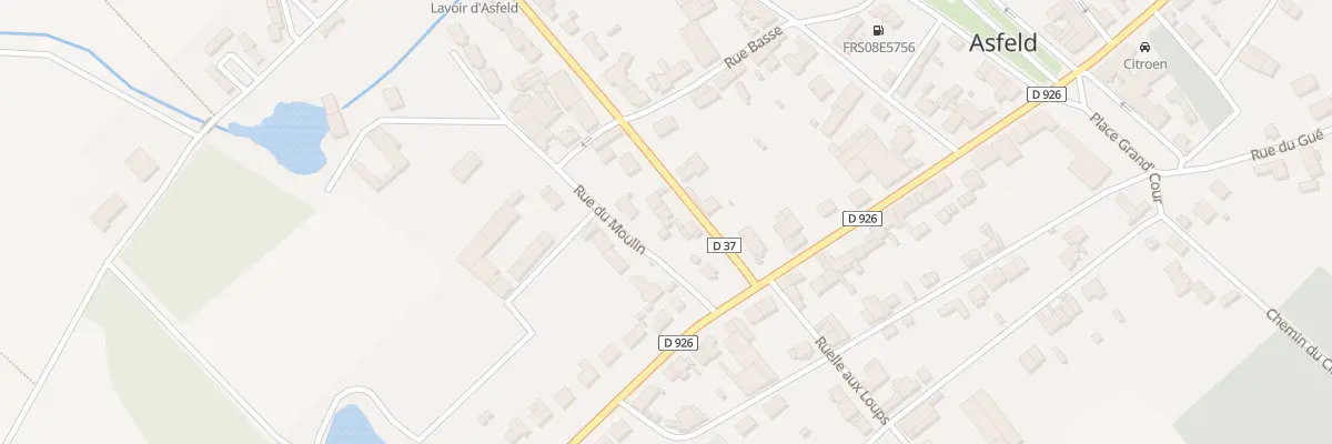 Plan du 3 Rue du Pont de la Folie à Asfeld