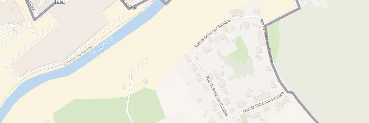 Plan du 1247 Rue de Solre sur Sambre à Jeumont