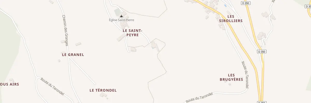 Plan du 5936 Le Saint Peyre à Saint-Pierre-Saint-Jean