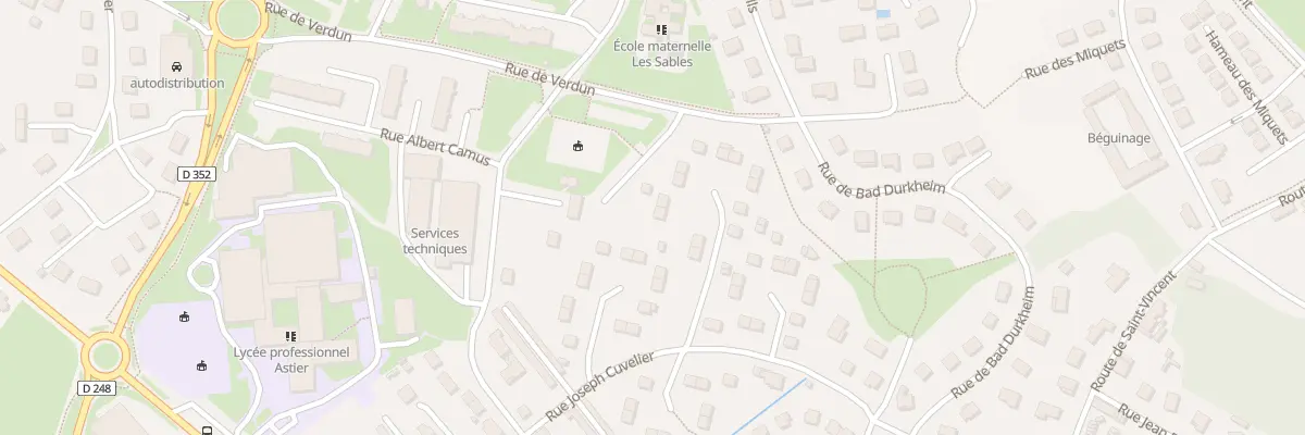 Plan du 72 Rue Joseph Cuvelier à Paray-le-Monial