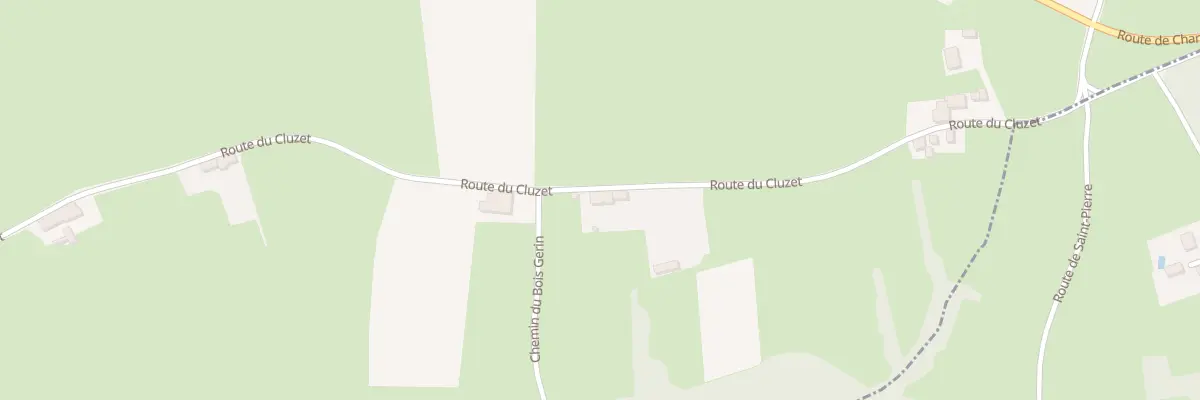 Plan du 822 Rte du Cluzet à Saint-Pierre-la-Noaille