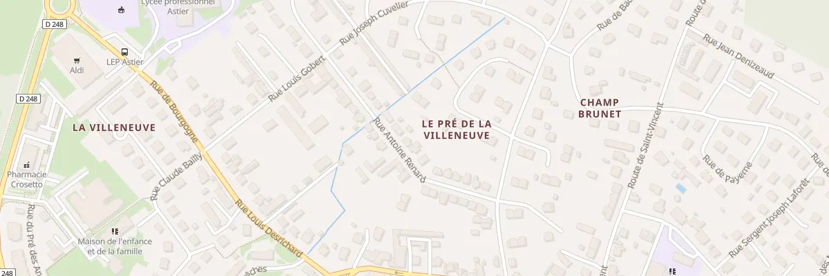 Plan du 26 Rue Antoine Renard à Paray-le-Monial