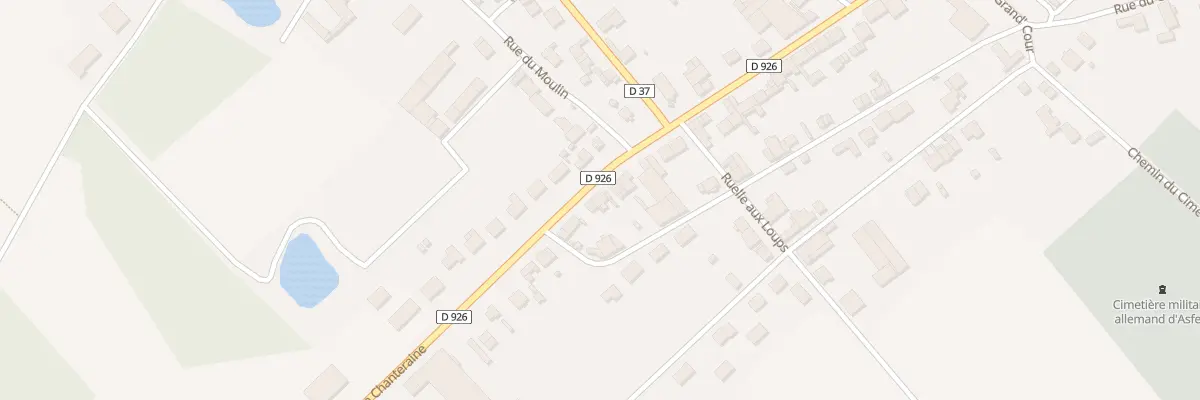Plan du 59 Rue Chanteraine à Asfeld