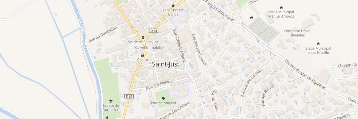 Plan du 63 Rue Jean Jaurès à Saint-Just