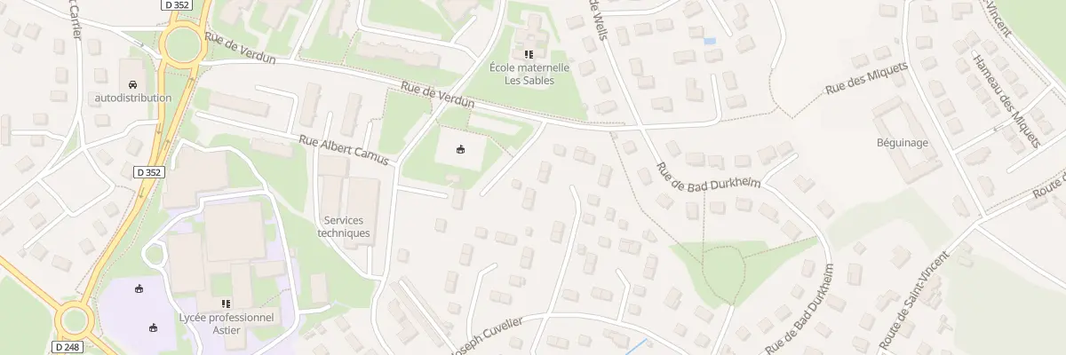 Plan du 70 Rue Joseph Cuvelier à Paray-le-Monial