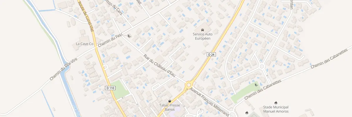 Plan du 75 Rue Du Château D’Eau à Saint-Just
