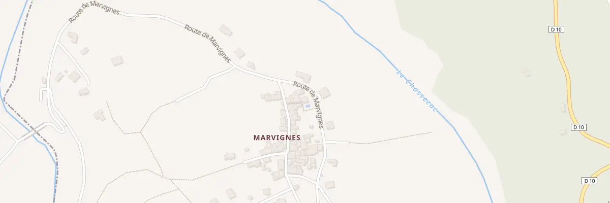 Plan du 5595 Hameau de Marvignes à Chambonas