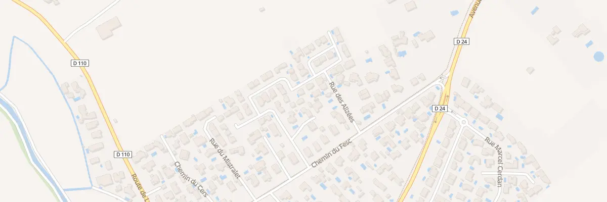Plan du 108 Rue Du Levant à Saint-Just