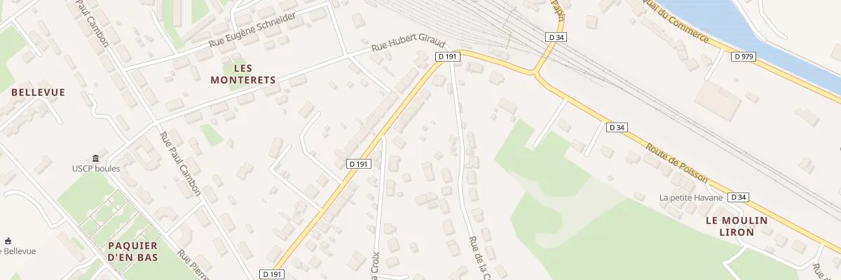 Plan du 17 Rue du Colombier à Paray-le-Monial