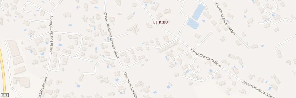 Plan du 1994 Ach Ancien Chem de Mons à Alès
