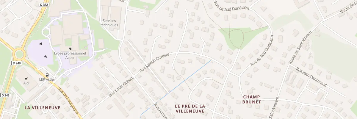 Plan du 45 Rue Joseph Cuvelier à Paray-le-Monial