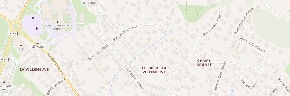 Plan du 39 Rue Joseph Cuvelier à Paray-le-Monial