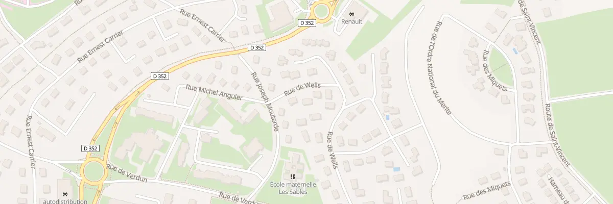 Plan du 25 Rue de Wells à Paray-le-Monial