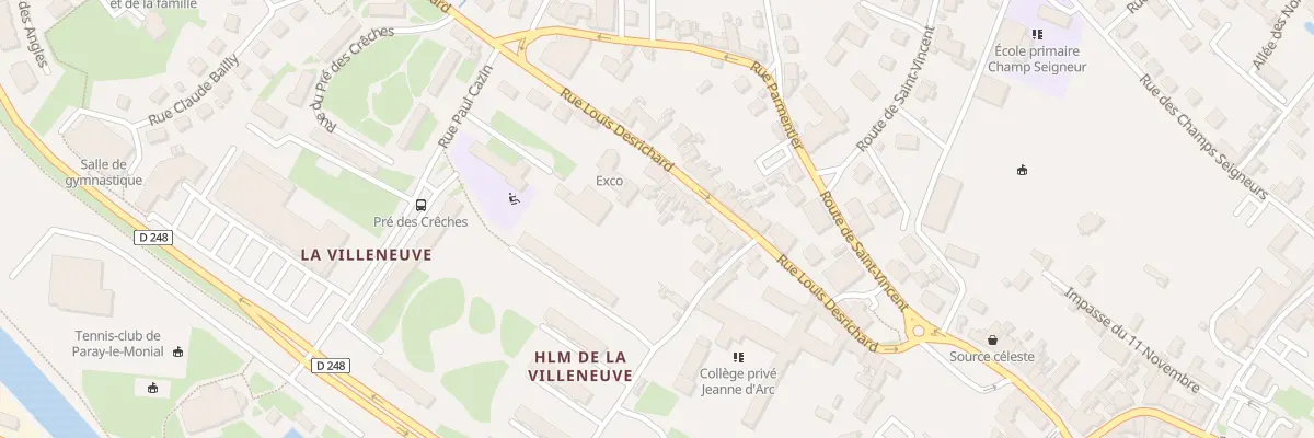 Plan du 35 Rue Louis Desrichard à Paray-le-Monial