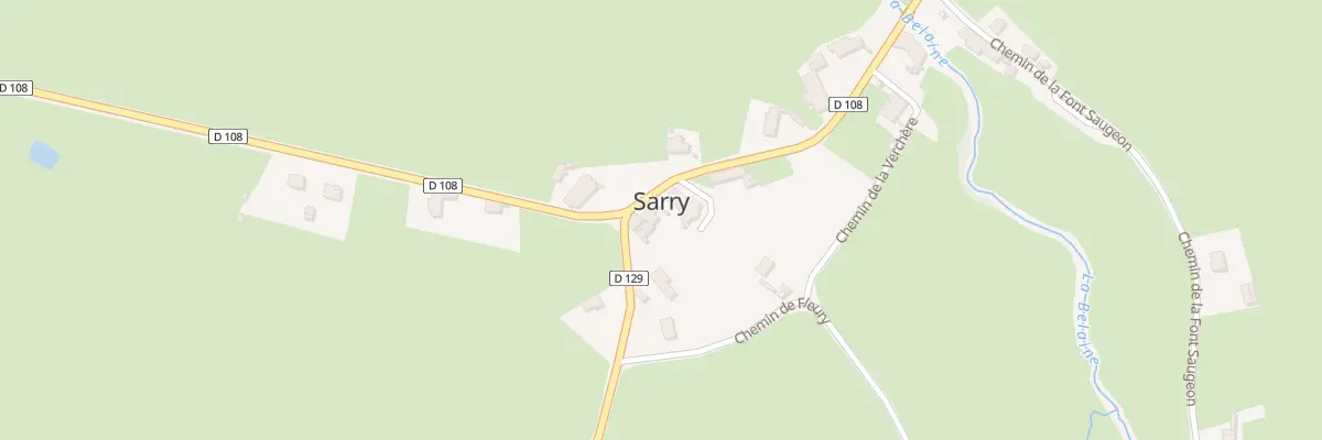 Plan du 5033 Le Bourg à Sarry
