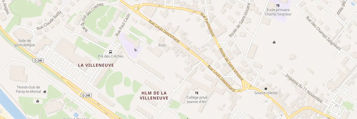 Plan du 29 Rue Louis Desrichard à Paray-le-Monial