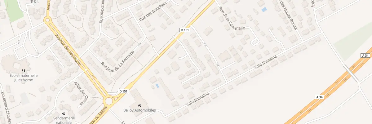 Plan du 40 Rue de la Fontaine St Georges à Witry-lès-Reims